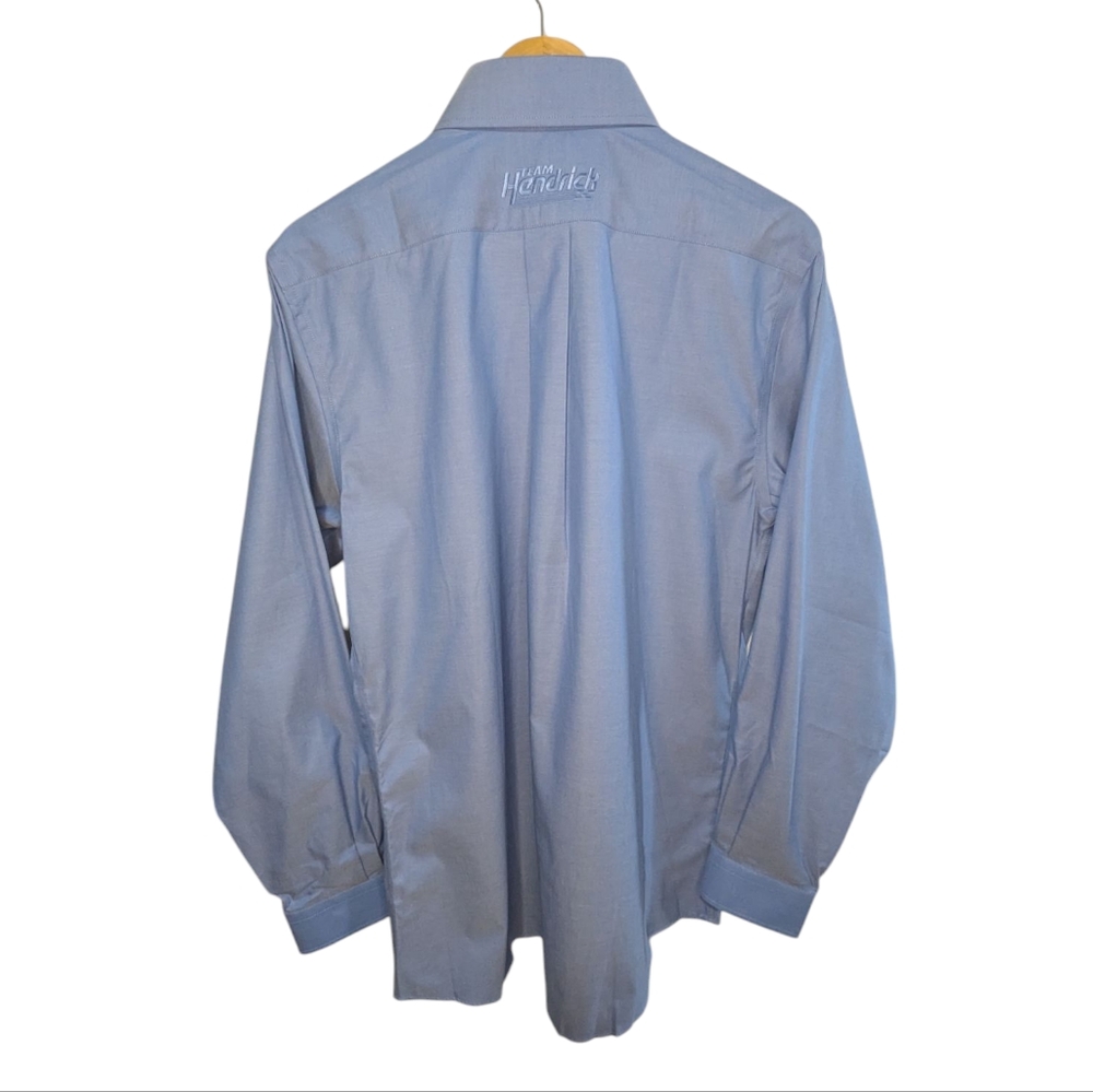 Hendrick Collection Men's Long Sleeve No Iron Modern Fit Button Up Shirt - Picture 2 of 9